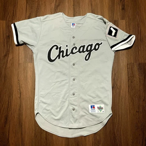 100% Authentic Frank Thomas Russell Athletics White Sox Jersey Size 40 M Mens Cover