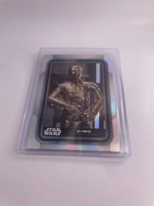 2023 Topps Star Wars C-3PO Flagship Silver Foil - Picture 1 of 4