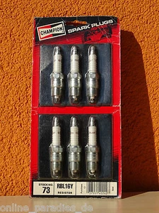Champion 6 Stück Spark Plugs RBL16Y Stock No. 73 Zündkerze mit Kupferkern - Bild 1 von 1