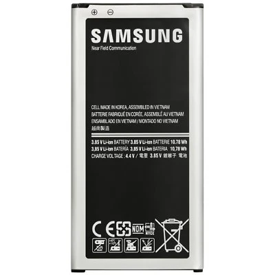 Bateria de Celular Samsung Galaxy S5 EB-BG900BBU, 2800mAh, 3.85V Li-ion, 10.78Wh - Imagem 1 de 2