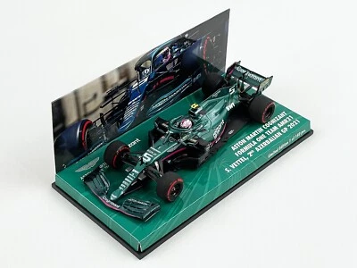 Aston Martin F1 AMR21 #5 Sebastian Vettel 2nd Azerbaijan GP 2021 1:43 MINICHAMPS - Image 1 of 4