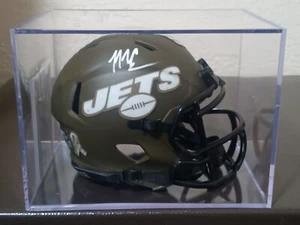 MALACHI CORLEY Signed New York Jets Speed Mini Helmet (Beckett Witnessed) - Picture 1 of 14