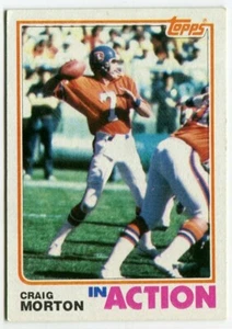 1982 Topps #82 Craig Morton Denver Broncos - In azione - Foto 1 di 2