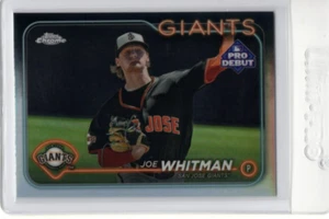 JOE WHITMAN 2024 TOPPS PRO DEBUT CHROME #PDC-41 - Picture 1 of 2