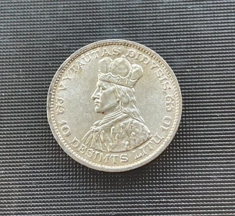 1936 Lithuania 10 Litu - Uncirculated - #6 Cover
