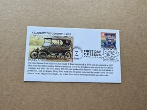US Celebrate Century FDC#3182 (1900-01) Model T Ford Inauguration in 1908 - Picture 1 of 1