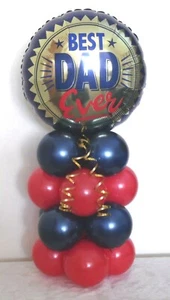 VATERTAG VATER - FOLIENBALLON TISCHDEKORATION DISPLAY - KEIN HELIUM BENÖTIGT - Bild 1 von 2