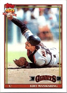 1991 Topps - Kirt Manwaring #472 - Picture 1 of 2