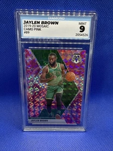 2019-20 Panini Mosaic - Jaylen Brown #89 Pink Camo Prizm - Bild 1 von 2