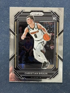 2022-23 Panini Prizm #223 Christian Braun Denver Nuggets RC - Imagen 1 de 2