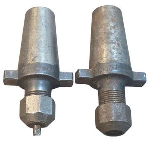 2 UNIVERSAL ENGINEERING KWIK SWITCH DOUBLE TAPER COLLET CHUCK 80219 3/8" Shank - Picture 1 of 7