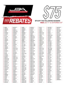 $75 Rebate - JBA Stainless Headers 2002-03 RAM 4.7L - 1949S-1 - Foto 1 di 3