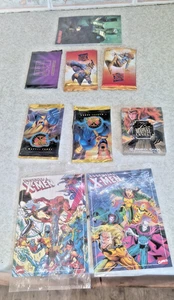 SEALED 94/95 MARVEL FLEER / XMEN / MASTERPIECES TRADING CARD COLLECTION +MORE - Picture 1 of 8