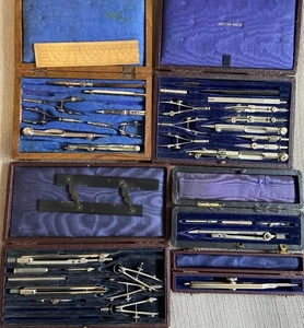 5x Joblot Cartographer Mathematics Technical Engineer Scientific Implement Sets - Picture 1 of 24