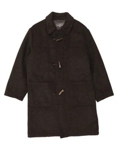 LUCA D'ALTIERI Mens Oversized Duffle Coat IT 46 Small Grey Polyester AL09 - Picture 1 of 3