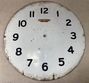Vintage Original NEON PRODUCTS INC Clock Face Replacement Part! Lima Ohio USA - Picture 1 of 4