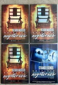 Unsolved Mysteries Bizarre Murders Disc 1-2-4 + Strange Legends Vol. 1 DVD - Bild 1 von 5