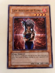 Lady Assalant of Flames - LON-035 - YuGiOh-LP - Foto 1 di 2