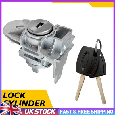 For Ford Fiesta Mk7 Lock Set Ignition Barrel Driver Door Lock Key 2008-2012 Uk - Image 1 of 4