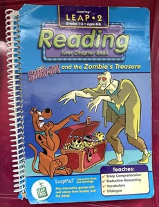 Leapfrog Leap 2 Scooby Doo And The Zombies Treasure Reading Book Cartridge NEW - Picture 1 of 2