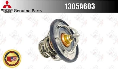 Mitsubishi OEM Engine Coolant Thermostat W/ Gasket 1305A603 for 3000GT - Image 1 of 4