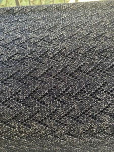 Vintage silver metallic scarf 14 inches wide 58 Length - Picture 1 of 4