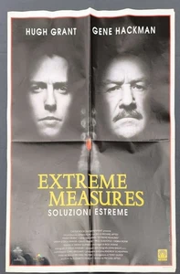 MANIFESTO SOGGETTONE Extreme Measures Soluzioni estreme 1996 Gene Hackman  AC48 - Picture 1 of 5