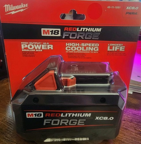 MILWAUKEE M18 Forge XC 8.0 Redlithium Battery Pack 48-11-1881 BRAND NEW!!! | eBay