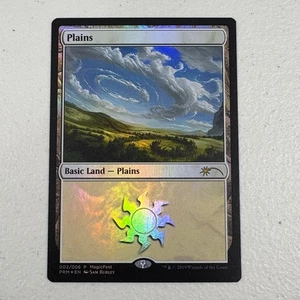 Magic The Gathering PLAINS 002/006 Land Foil Promo Magicfest 2019 MTG - Picture 1 of 2