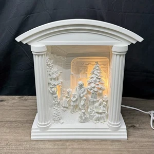 DEPARTMENT 56 Village Silhouette Treasures Home for Christmas Lighted 2000 - Picture 1 of 24