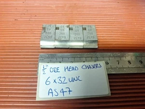 6 X 32 UNC 1/2" Coventry Die Head Chasers - Picture 1 of 5