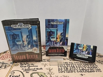 Shadow Dancer: The Secret of Shinobi (Sega Genesis, 1990) Complete - Image 1 of 3