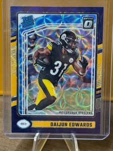 2024 Panini Donruss Optic - Rated Rookie Daijun Edwards #223 Purple Scope Prizm - Picture 1 of 2
