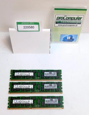 Ram / Arbeitsspeicher / Samsung / M393B5170FH0-CH9Q5 / PC3-10600R / 3 x 4 GB/ECC - Bild 1 von 2