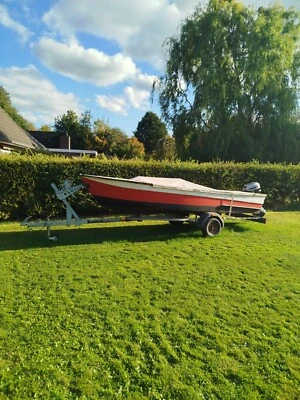 Angelboot mit Trailer Aussenborder und Echolot - Bild 1 von 4