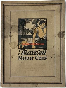 1916 MAXWELL MOTOR CARS CATALOG ROADSTER SEDAN TOWN CAR CABRIOLET SPECS DETROIT - Picture 1 of 16