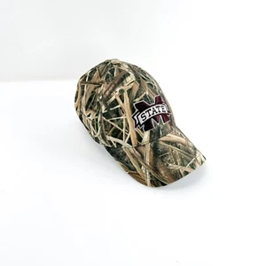 Mississippi State Bulldogs Logo Camo Memory Fit Hat Cap Fitted Top of the World - Picture 1 of 8