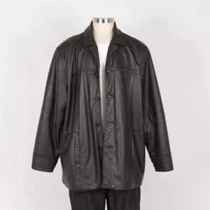 Chaqueta de cuero Wilson vintage 1X negra - Imagen 1 de 12