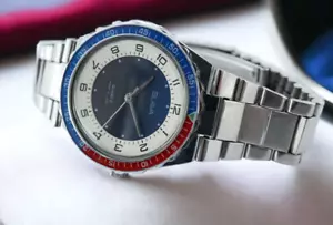 Vintage Slava Pepsi 3056A soviet quartz rare USSR watch - Picture 1 of 15