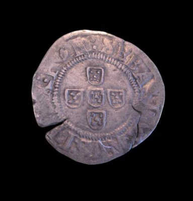 PORTUGAL 50 REAIS 1/2 TOSTÃO SEBASTIÃO I 1557-1578 SILVER GOMES 36.02 #3934# - Image 1 of 2