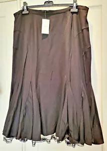 Black Principles Skirt Flared 18 20 Net Underskirt L XL New Midi RRP£70 - Picture 1 of 10