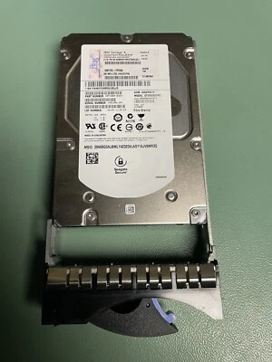 IBM 300GB 15K RPM Fibre Channel 4Gbps 3.5in Hard Drive - IBM FRU: 17P9908 - Image 1 of 4