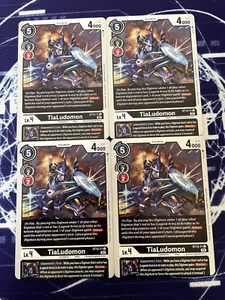 x4 TiaLudomon ST13-11 U Playset Digimon TCG Starter Deck 13 RagnaLoardmon - Picture 1 of 1