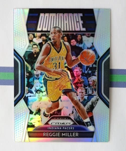 2018-19 Panini Prizm Reggie Miller Dominance Silver Prizm #1 Pacers - Picture 1 of 2