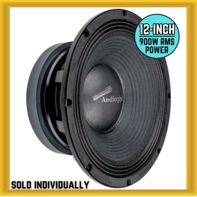 Audiopipe APLMB-12-VC4 12″ Low-Mid Frequency Car Speaker 900W RMS Power 4 Ohm - Image 1 of 4