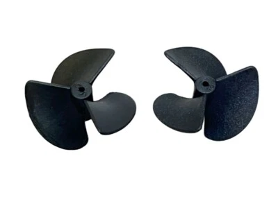 Hélice RC Speed Racing Boat 3 Hojas 42mm 2mm Agujero Izquierdo Derecho Repuesto 1 Juego Foto 1 de 3