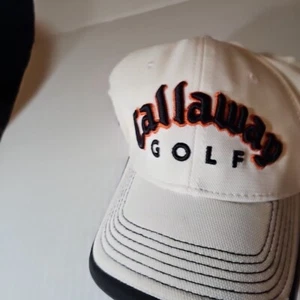 Callaway Golf Tour FT-5 New Era Strapback Cap Hat White Black - Picture 1 of 8