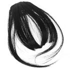 2 Pcs Fake- -Haarteil Haarspange Glatte Echthaarperücke Falscher