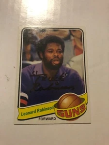 Phoenix Suns LEONARD TRUCK ROBINSON Signed Card - Picture 1 of 1