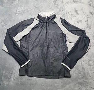 Marmot Jacket Women's Small Black Gray 1/4 Zip Pullover Activewear Long Sleeve - Picture 1 of 11